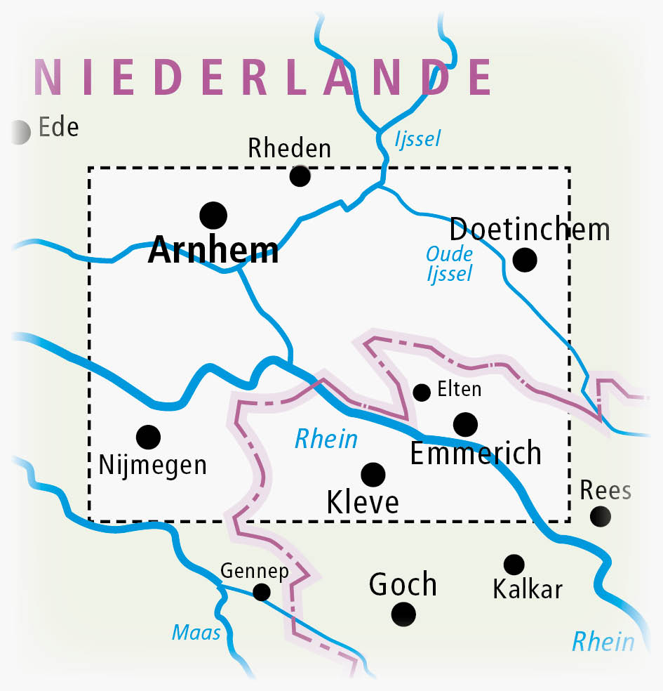 Beispielinhalt (Bild) A N K E, Arnhem - Nijmegen - Kleve - Emmerich