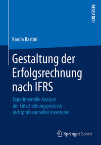 Vorderes Coverbild Gestaltung der Erfolgsrechnung nach IFRS