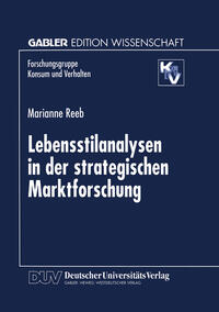 Vorderes Coverbild Lebensstilanalysen in der strategischen Marktforschung