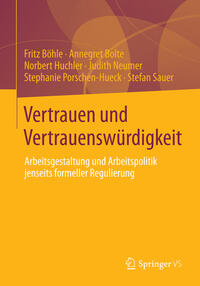 Vorderes Coverbild Vertrauen und Vertrauenswürdigkeit