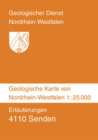 Vorderes Coverbild Geologische Karten von Nordrhein-Westfalen 1:25000 / Erläuterung 4110 Senden