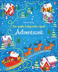 Vorderes Coverbild Der große Labyrinthe-Spaß: Adventszeit