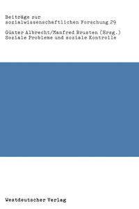 Vorderes Coverbild Soziale Probleme und soziale Kontrolle