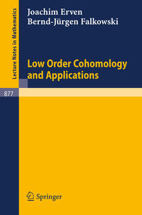 Vorderes Coverbild Low Order Cohomology and Applications