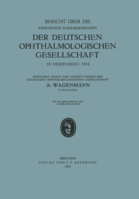 Vorderes Coverbild Bericht über die Fünfzigste Zusammenkunft der Deutschen Ophthalmologischen Gesellschaft in Heidelberg 1934