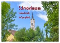 Vorderes Coverbild Schrobenhausen - Lenbachstadt im Spargelland (Wandkalender 2025 DIN A3 quer), CALVENDO Monatskalender