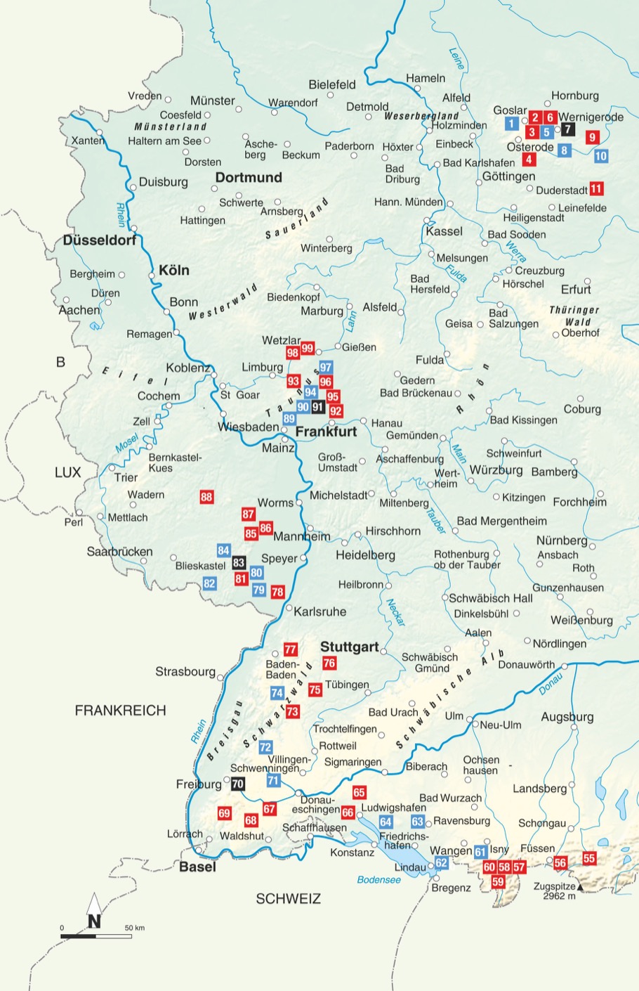 Beispielinhalt (Bild) Vergessene Pfade Deutschland