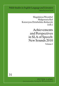 Vorderes Coverbild Achievements and Perspectives in SLA of Speech: New Sounds 2010