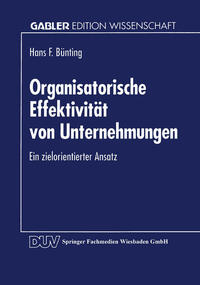 Vorderes Coverbild Organisatorische Effektivität von Unternehmungen
