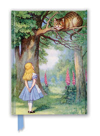 Vorderes Coverbild Premium Notizbuch DIN A5: John Tenniel, Alice und die Grinsekatze