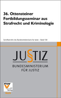 Vorderes Coverbild 36. Ottensteiner Fortbildungsseminar aus Strafrecht und Kriminologie