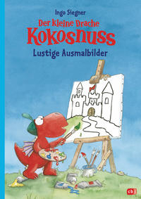 Vorderes Coverbild Der kleine Drache Kokosnuss – Lustige Ausmalbilder