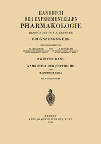 Vorderes Coverbild Narkotica der Fettreihe