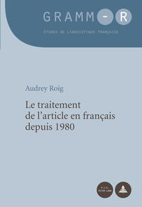 Vorderes Coverbild Le traitement de l’article en français depuis 1980