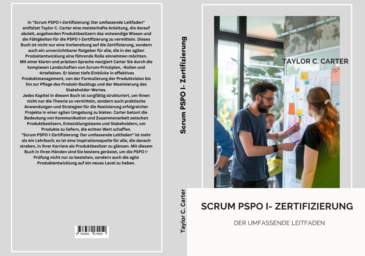 Gesamtes Coverbild Scrum PSPO I- Zertifizierung