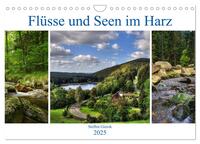 Vorderes Coverbild Flüsse und Seen im Harz (Wandkalender 2025 DIN A4 quer), CALVENDO Monatskalender