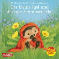 Vorderes Coverbild Maxi Pixi 140: Der kleine Igel und die rote Schmusedecke