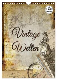 Vorderes Coverbild Vintage Welten (Wandkalender 2026 DIN A4 hoch), CALVENDO Monatskalender