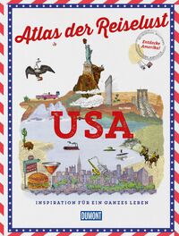 Vorderes Coverbild DUMONT Bildband Atlas der Reiselust USA