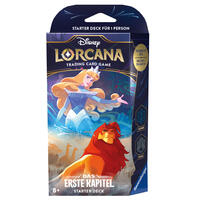 Vorderes Coverbild Disney Lorcana Trading Card Game: Das Erste Kapitel - Starter Deck Saphir und Stahl (Deutsch)