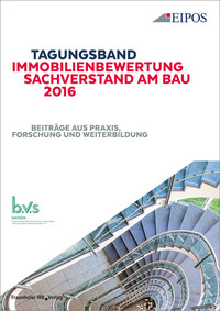 Vorderes Coverbild Tagungsband Immobilienbewertung und Sachverstand am Bau 2016