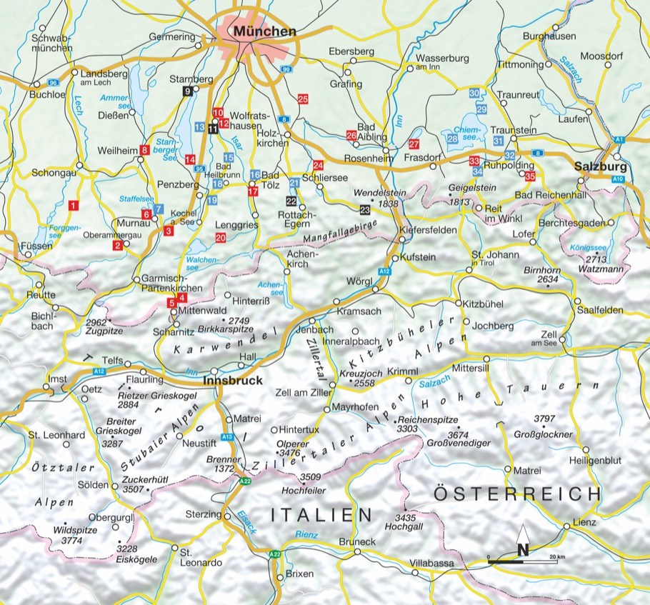 Beispielinhalt (Bild) Radtouren für Langschläfer Oberbayern