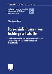 Vorderes Coverbild Börseneinführungen von Tochtergesellschaften