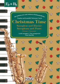 Vorderes Coverbild Christmas Time für Saxophon und Klavier