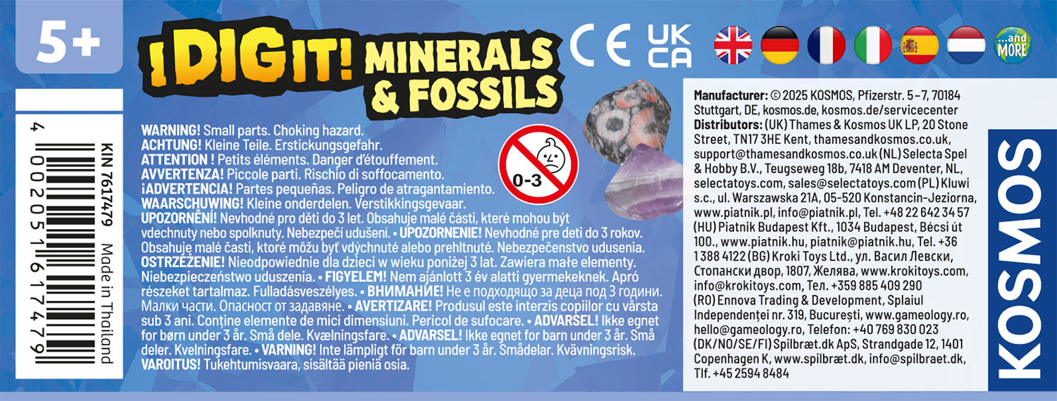 Rückseitencover I Dig It! Minerals 24 Ex. INT
