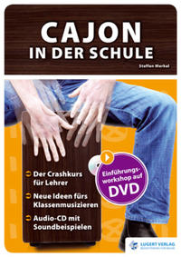 Vorderes Coverbild Cajon in der Schule, Heft mit Audio-CD und DVD