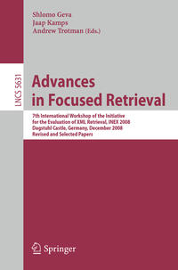 Vorderes Coverbild Advances in Focused Retrieval