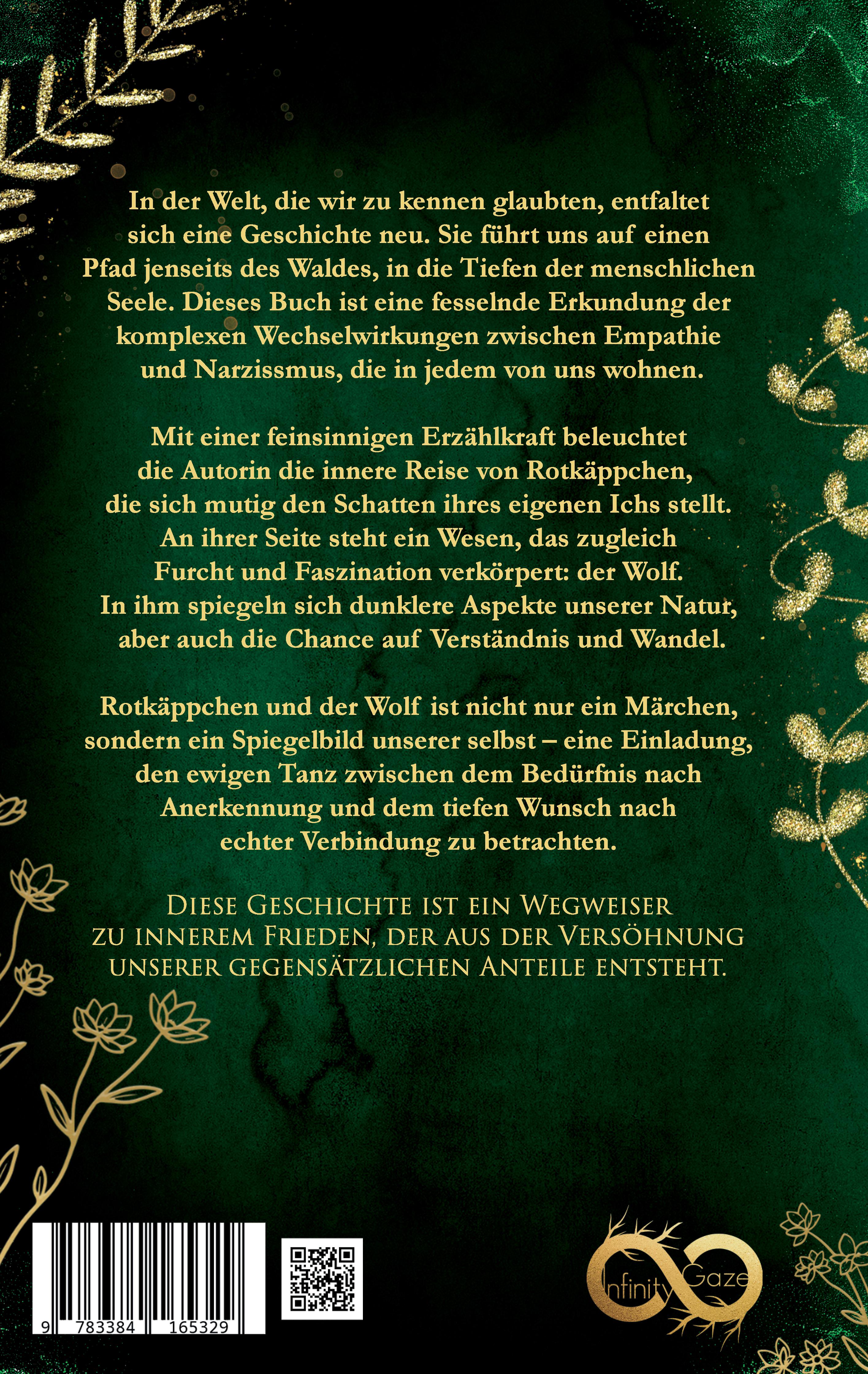 Rückseitencover Rotkäppchen und der Wolf