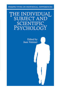 Vorderes Coverbild The Individual Subject and Scientific Psychology