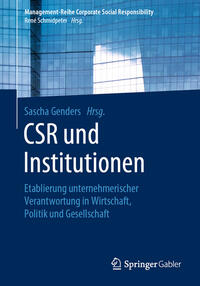 Vorderes Coverbild CSR und Institutionen
