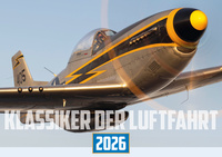 Vorderes Coverbild Klassiker der Luftfahrt Kalender 2026