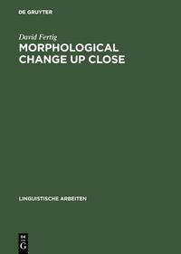 Vorderes Coverbild Morphological Change Up Close