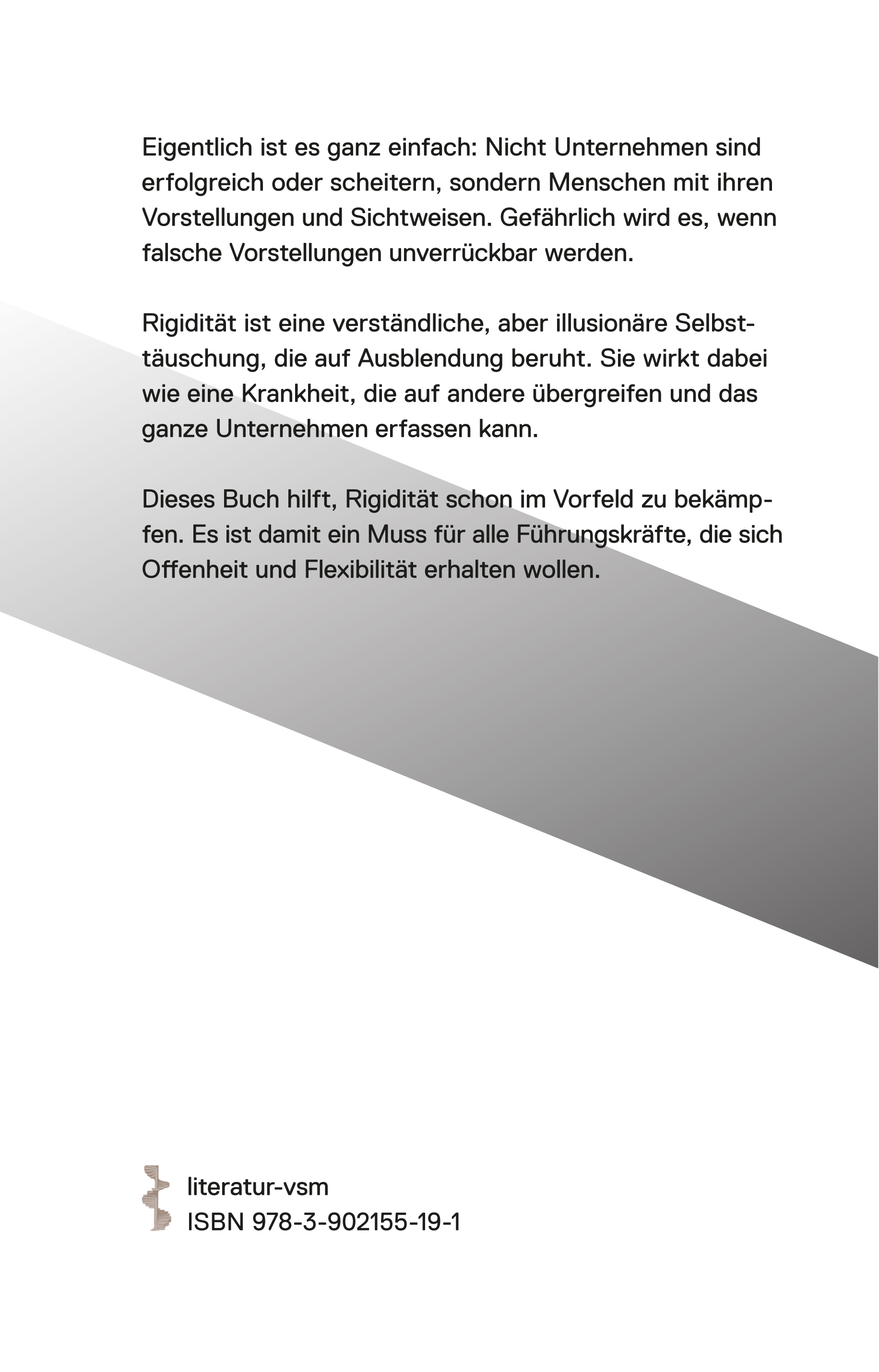 Rückseitencover Vorsicht! Rigidität