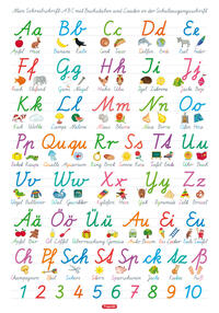 Vorderes Coverbild Mein Schreibschrift-ABC mit Buchstaben und Lauten in der Schulausgangsschrift (SAS), L 70 x 100 cm