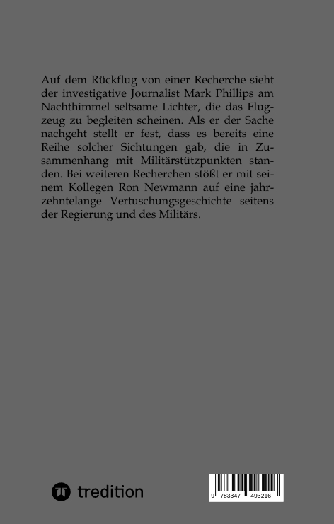 Rückseitencover Das UFO Komplott