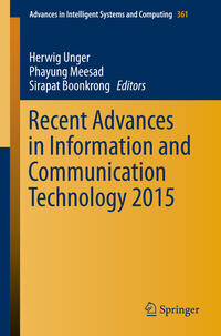 Vorderes Coverbild Recent Advances in Information and Communication Technology 2015