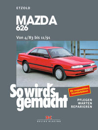Vorderes Coverbild Mazda 626 von 4/83 bis 11/91