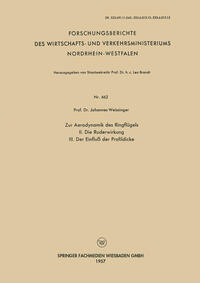 Vorderes Coverbild Zur Aerodynamik des Ringflügels