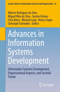 Vorderes Coverbild Advances in Information Systems Development