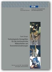 Vorderes Coverbild Technoloigsche Kenngrößen für das kontinuierliche Wälzschleifen von Evolventenverzahnungen