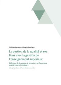 Vorderes Coverbild La gestion de la qualité et ses liens avec la gestion de l‘enseignement supérieur