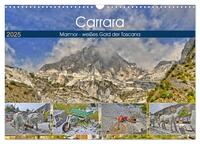 Vorderes Coverbild Carrara Marmor - weißes Gold der Toscana (Wandkalender 2025 DIN A3 quer), CALVENDO Monatskalender