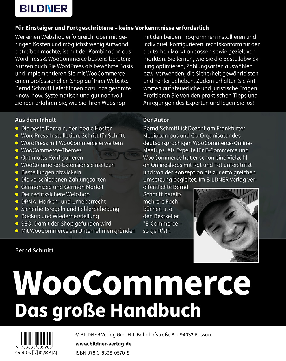 Rückseitencover WooCommerce - Das große Handbuch