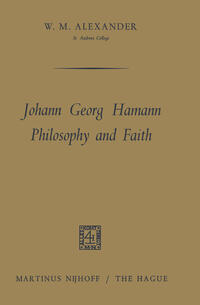 Vorderes Coverbild Johann Georg Hamann Philosophy and Faith