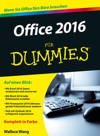 Vorderes Coverbild Office 2016 für Dummies