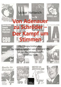 Vorderes Coverbild Von Adenauer zu Schröder — Der Kampf um Stimmen